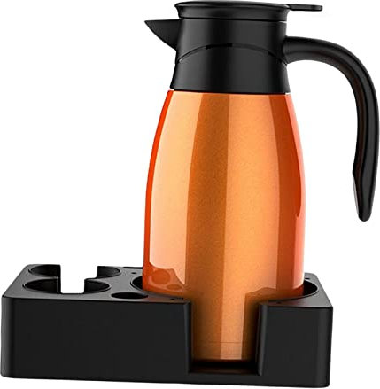 Bollitore per auto, scaldabagno, intelligente, isolato, per viaggi, esterni, 24 V, arancione, 26 x 12 cm