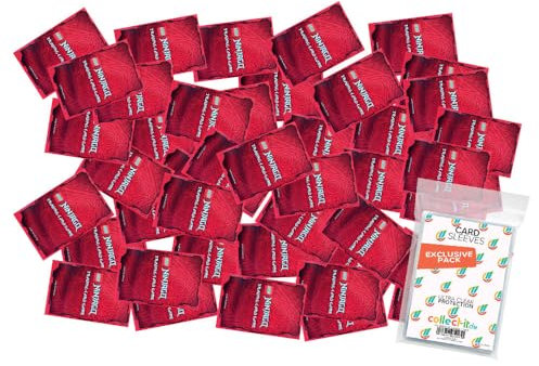 Bundle mit Lego Ninjago Serie 10 BLUTMOND (2025) Trading Cards - 50 Verschiedene, zufällige Karten + Exklusive Collect-it Hüllen