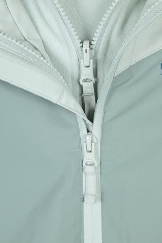 Mountain Warehouse Lightning 3 in 1 Kids Waterproof Jacket - Taped Seams Triclimate Jacket, Detachable Hood, Inner Fleece Kids Coat - For Walking, Hiking Teal Kids Size 9-10 Years