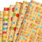 MORAINJAY 12 Bögen Geburtstags Geschenkpapier, Geburtstags Kraftpapier Geschenkpapier für Männer, Frauen Kinder, Braun Happy Birthday Geschenkpapier, Geschenkpapier für Jungen Mädchen, 68 x 50 cm