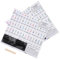 Yardwe 2 Sätze Klavieraufkleber mit 88 Tasten Klaviertastatur-Aufkleber Klavierschlüssel-Notenaufkleber Keyboard Sticker klavier sticker Etiketten für Klavieraufkleber Zubehör für Klavier
