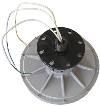 CAYUND Generador magnético Serie G-230 de 3000 W, 12 V/24 V/48 V/96 V, de Baja Velocidad, con rectificador y Base.(24V)