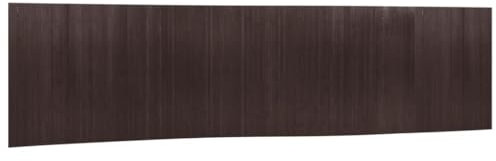 Paravent en bambou - Marron foncé - 165 x 800 cm - Brise-vue naturel pour jardin, balcon et salon - Durable et respectueux de l'environnement