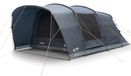 Vango Sierra 500 Family Tent Camping Group Tent 5 People Tunnel Tent Porch