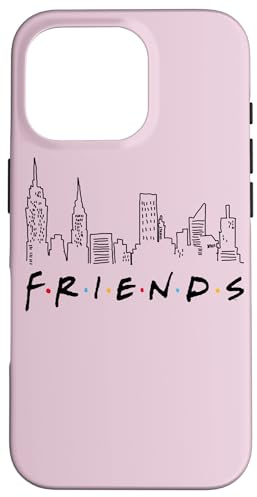 Friends TV-Show Skyline Logo NYC Vintage-Fansitcom Geek aus den 90ern Hülle für iPhone 16 Pro