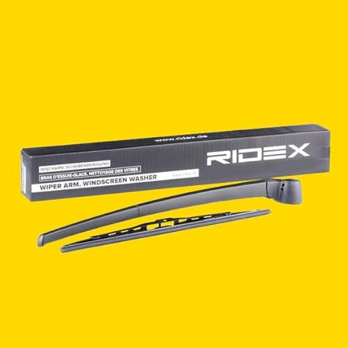 RIDEX Wischerarm Scheibenwischerarm 301W0018 hinten 330mm mit Kappe, mit Wischblatt