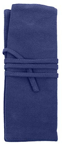 Cabilock Cutlery Roll Bag Cutlery Holders Cloth Utensils Storage Pouch Portable Carrier Wrap Bag for Outdoor Camping (Random Color)