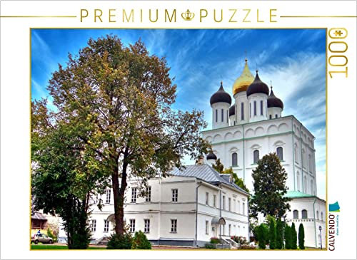 CALVENDO Puzzle Dreifaltigkeits-Kathedrale im Kreml von Pskow/Pleskau 1000 Teile Lege-Größe 64 x 48 cm Foto-Puzzle Bild von Henning von Loewis of Menar