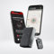 KOMOBI City Traceur GPS pour Moto et Alarme Antivol. Localisateur de Scooter avec Abonnement et SIM. GPS Tracker avec Avis de Révisions. Traqueur de Vehicle avec Géolocalisation + Smartkey