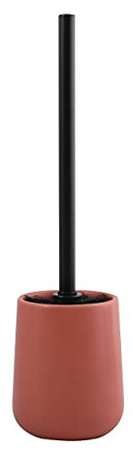 MSV Maonie WC Bürste Toilettenbürste Klobürste WC Garnitur aus Keramik matt Terracotta Rot