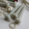 20 x testa Esagonale in super nylon, M8 x 50mm, rinforzato con riempimento in vetro, viti macchinari, Dadi e bulloni di plastica, Rondelle,