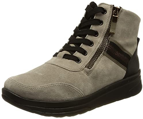 ara Damen Sapporo Sneaker, Moon,SCHWARZ, 38 EU Weit