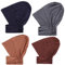 JDYaoYing Muslimische Innenkappen, Stretch-Turban, Haube, Unterschal, volle Abdeckung, Hijab, Halstuch, Kopfbedeckung, 4 Stück, Marineblau, Grau, Kaffee, Kamel, 6