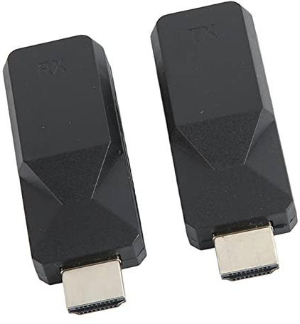 Goshyda Wireless HDMI Transmitter Receiver, HDMI Extender Kit, Plug and Play 165ft Cat5 Cat6 Ethernet RJ45 to HDMI Extender for Projector Monitor HDTV