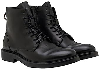 Replay Herren Mid Boot Stiefel mit Reißverschluss, Schwarz (Black 003), 46