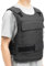 KOLHGNSE Stichschutzweste Weste, 0.3㎡ Stichschutzweste Security Stichhemmende Schutzweste mit Klettverschluss 50x58cm für Polizei Security Wachschutz