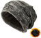 TOPEX XL/XXL Slouch Beanie Herren Mütze Damen Winter Warm Fleece Strickmuetze Schwarz-Weiß