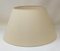 45 cm Lampenschirm, Baumwollstoff mit weißer PVC-Rückseite, handgefertigtes Produkt, für Tischlampe, Stehlampe (Creme)
