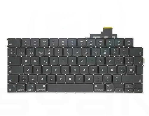 OLVINS SP Teclado Español para MacBook Air Retina M2 13,6 Pulgadas A2681 Teclado 2022 Año EMC 4074