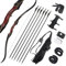 60 Zoll Recurvebogen Set Erwachsene,Pfeil und Bogen Set Bogenschießen Sportbogen Set 30-50 Lbs Rechte Hand Für Erwachsene Schießübungen (50 lbs)