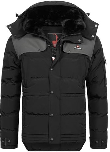 Höhenhorn Adamelo Nordwand Herren Winter Jacke Schwarz/Grau Gr. L