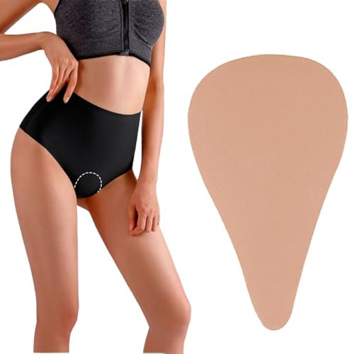 EIHI 1 Stück Kamelzehen-Concealer, cameltoe einlage, anti cameltoe slip, camel toe concealer, camel toe slip, silikon slipeinlagen (Einseitiges Silikon)