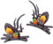 BuildCubes Halloween Kürbis Haarspangen, Halloween Kürbis Klemmbausteine für Erwachsene, Mini Partikel DIY Halloween Kürbis Bausteine Bausatz, 20+ Teile Konstruktionsspielzeug Geschenk
