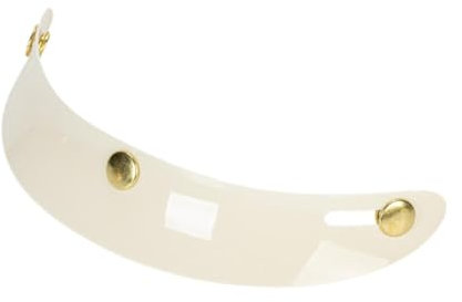 FLCPJGV Copertura per visiera casco universale, parte di ricambio, protezione per caschi /4, casco retrò, Bianco