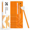 K&F Concept Kit di Pulizia del Sensore APS-C Frame, con 6 pezzi di Pulizia del Sensore APS-C Frame, Tamponi in Microfibra Confezionati Sottovuoto