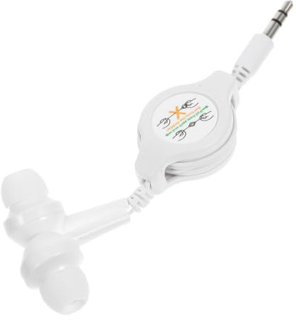 ELAYARD Retractable In-ear Headphones High Fidelity Earplugs Noise-canceling 3.5mm Earphone Mini Earphone