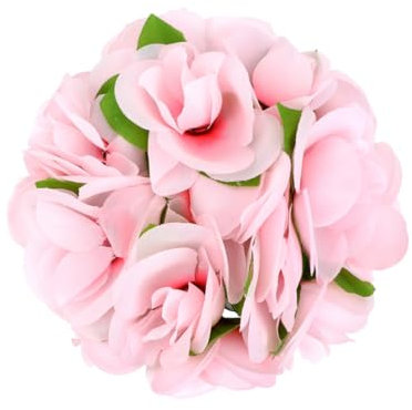 Cabilock Simulierter Rosenball Blumen Dekorationen Hängend Künstliche Rosen Für Anlage Gefälscht Hochzeitsdeko Simulation Rosenkugel Hochzeitsball-Blume Rosa Seidenblume