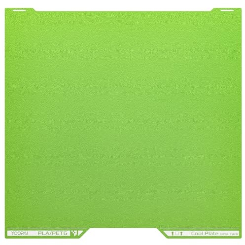 YOOPAI Cold Low Temperature Build Plate for Bambu Lab H2D/H2D Pro/H2S - with Identification Code, Cool Plate for Low Temperature Printing, Double-Sided Textured Sheet with UltraTack Coating