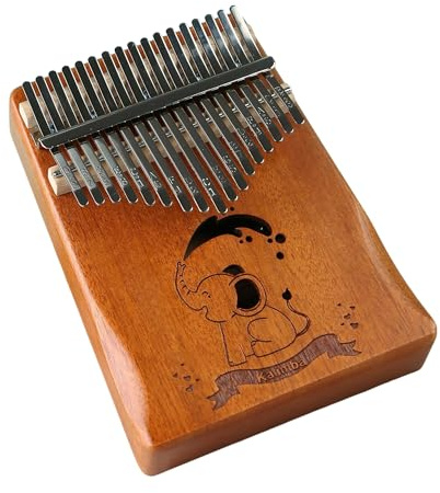Kalimba Professional Tuning Tragbares Mini Einsteigerinstrument Mit 17 Tasten