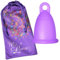 Me Luna Menstrual Cup Classic, Ring, Purple, Medium
