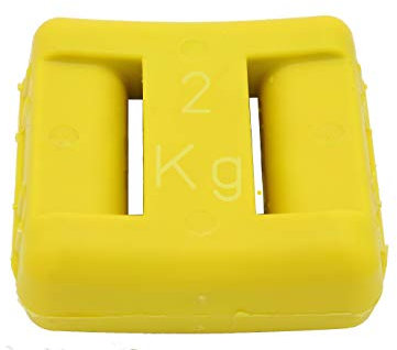 Fonderia Roma, Kunststoff-Tauchergewicht, gelb, 2 kg, 1 Stück