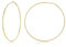 Suplight Creolen Gold 100mm Groß Ohrringe für Damen Mädchen Runde Kreis Ohrringe 18K Vergoldet Minimalist Geometrische Hoop Earrings Ohr Piercing Ohrschmuck Accessoire für Frauen Mädchen