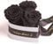 ROSEMARIE SCHULZ Heidelberg Infinity Rosenbox Herz Widmung personalisiert - 3 Schwarze Rosen in Box 10x12cm haltbar 3 Jahre - persönliche Frauen Geschenke (Wunschtext, Schwarz)