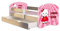 Kinderbett Jugendbett mit einer Schublade und Matratze Sonoma mit Rausfallschutz Lattenrost ACMA II 140x70 160x80 180x80 (15 Sweet Kitty, 180x80 + Bettkasten)