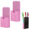 LUTER Magnetischer Stifthalter, Stiftehalter, Stifthalter, magnetisch, Organizer, Bürobedarf zu Hause, für Kühlschrank, Whiteboard, 2 Stück (Rosa)