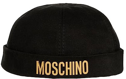 MOSCHINO Berretto Uomo Black