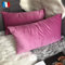 Douceur De Plumes 2er Set dekorativen Kissenbezügen aus rosa Samt 40x80 cm, weicher, moderner Kissenbezug, skandinavische Wohnzimmerdekoration Fuhsia Sofa Schlafzimmer (2 pinkfarbenes Rosa)