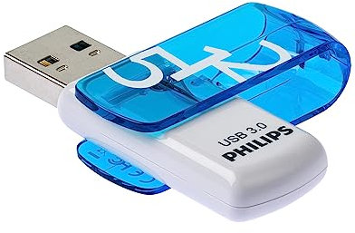 Philips Vivid Edition Super Speed 3.0 USB-Flash-Laufwerk USB-Stick 512 GB mit Schwenkkappe für PC, Laptop, Computer Data Storage, Lesegeschwindigkeit bis zu 120 MB/s