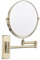 Nicesail Wall Mounted Magnifying Mirror 5x Bathroom Extendable Mirrors Double Sided Shaving Mirror,Gold,Ø 20cm