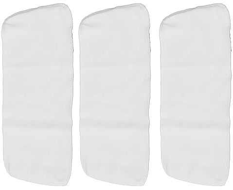 3-teiliges Baumwollflanell für Rizinusöl-Packung, Weniger Schmutz aus Ungebleichtem Bio-Baumwollflanell, Wiederverwendbare Rizinusöl-Wärmekompressen-Pads Zur Leberentgiftung, Bauch