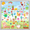 Fensterbilder Frühling Selbstklebend, 9 Blätter Fensterdeko Frühling, Fenstersticker Frühling Wiederverwendbare mit Wichtel Blumen Schmetterling für Frühling Deko Fenster Kinderzimmer