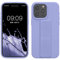 kwmobile Handyhülle kompatibel mit iPhone 15 Pro Max - Hülle mit Fingerhalter und Standfunktion - Silikon Case Handy Cover in Lavendel