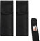 Set di 2 Custodie in Nylon per Coltelli Pieghevoli con Porta Cintura - Pratico Sacchetto da Cintura per Coltelli Tascabili, Ideale per il Trasporto e la Protezione dei tuoi Strumenti di Taglio