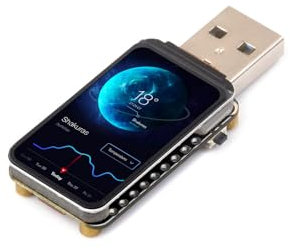 ESP32-S3 Entwicklungsboard mit 1.47 Zoll LCD Bildschirm 172×320 262K Display, Unterstützt von 2.4GHz WiFi & Bluetooth 5, Dual Core Prozessor mit bis zu 240MHz Frequenz, Integrierte RGB LED