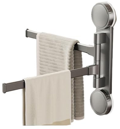 Handtuchhalter Handtuch Wandhalter, Wandhalter Wand Halterung Für Handtücher, Handtuchhalter Mit Saugnapf, Handtuchstange Schwenkbar Handtuchhalter Wand Für Bad Und KüChe