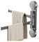 Porte-serviettes mural pour serviettes, porte-serviettes avec ventouse, porte-serviettes pivotant pour salle de bain et cuisine